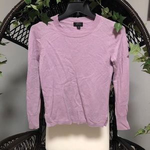 Jcrew Cashmere Crewneck Sweater in Wisteria XXS
